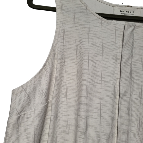 Athleta Women's Farallon Printed Romper, Spliced Magic Veil Grey Size 2XL. - Picture 6 of 9